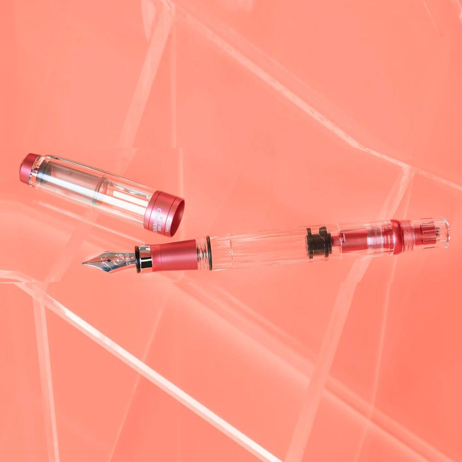 Twsbi Diamond 580 AL R Punch Pink CT Fountain Pen