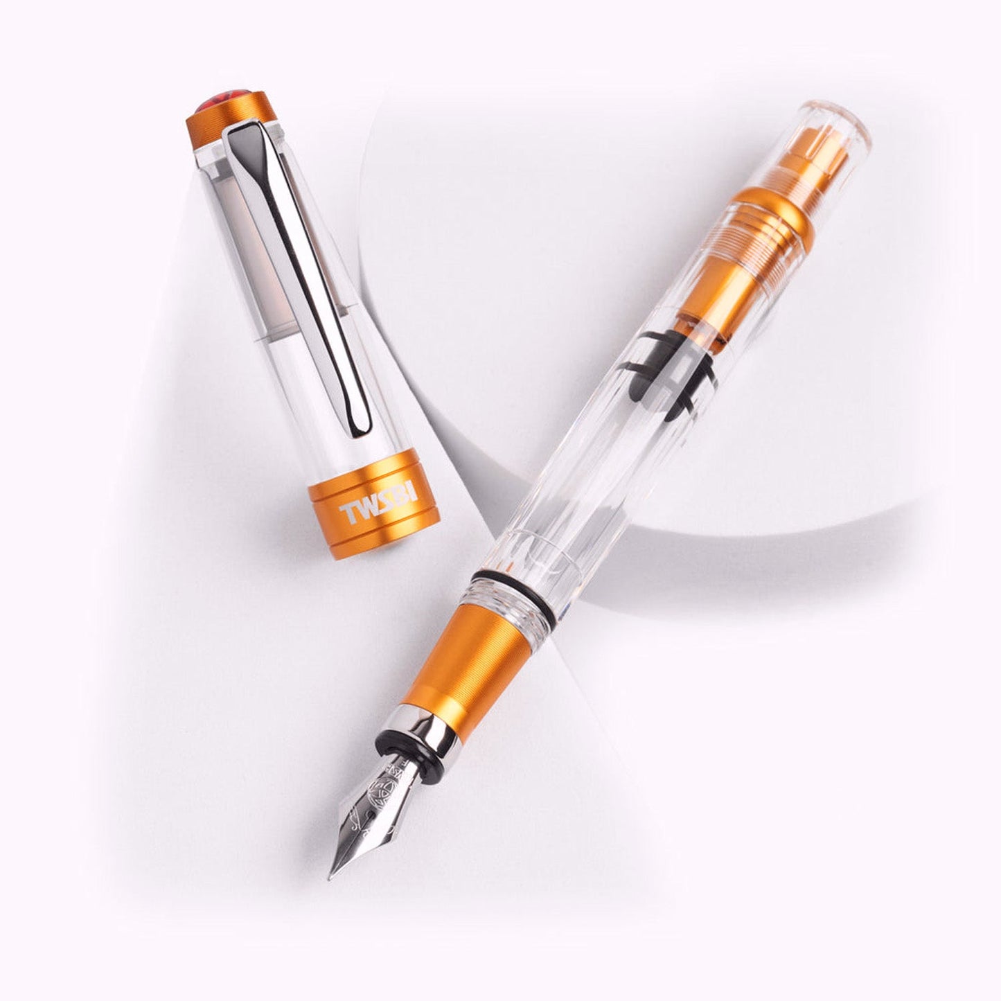 Twsbi Diamond 580 AL R Sunset Yellow CT Fountain Pen
