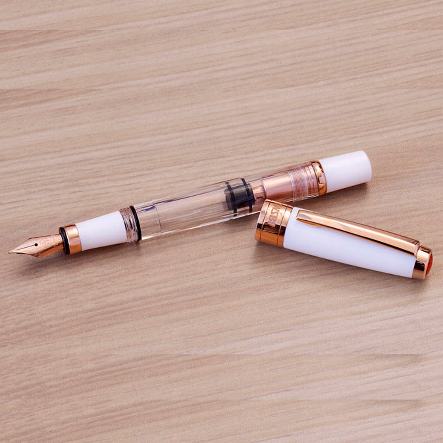 Twsbi Diamond 580 White RGT Fountain Pen