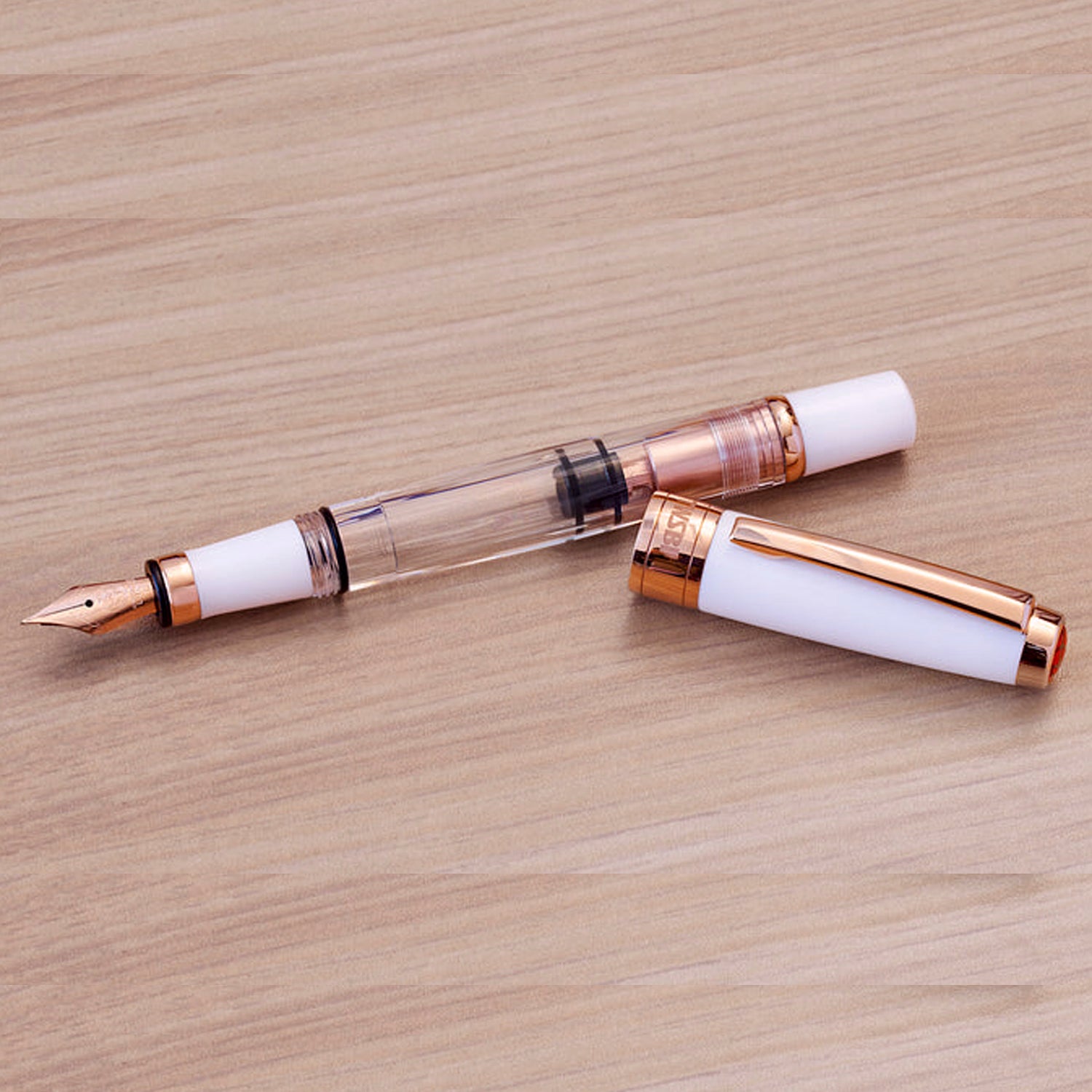 Twsbi Diamond 580 White RGT Fountain Pen