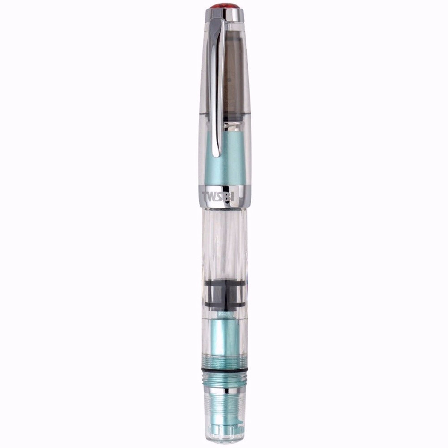 Twsbi Diamond Mini AL Mint Blue CT Fountain Pen