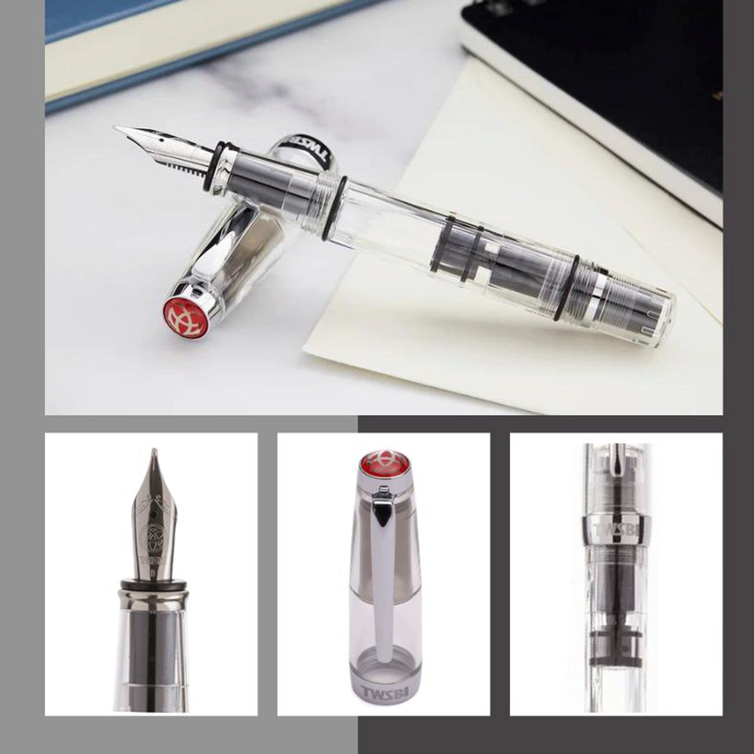 Twsbi Diamond Mini Clear CT Fountain Pen