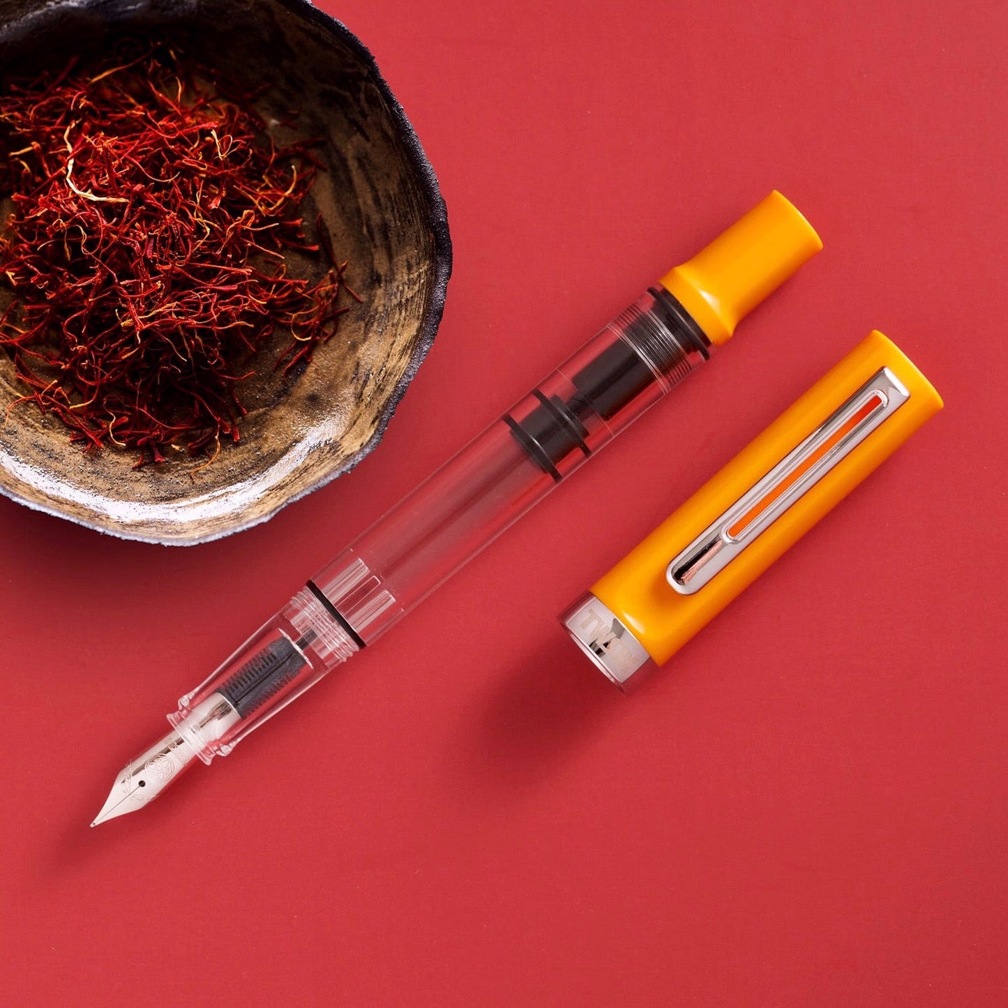 Twsbi Eco T Saffron CT Fountain Pen