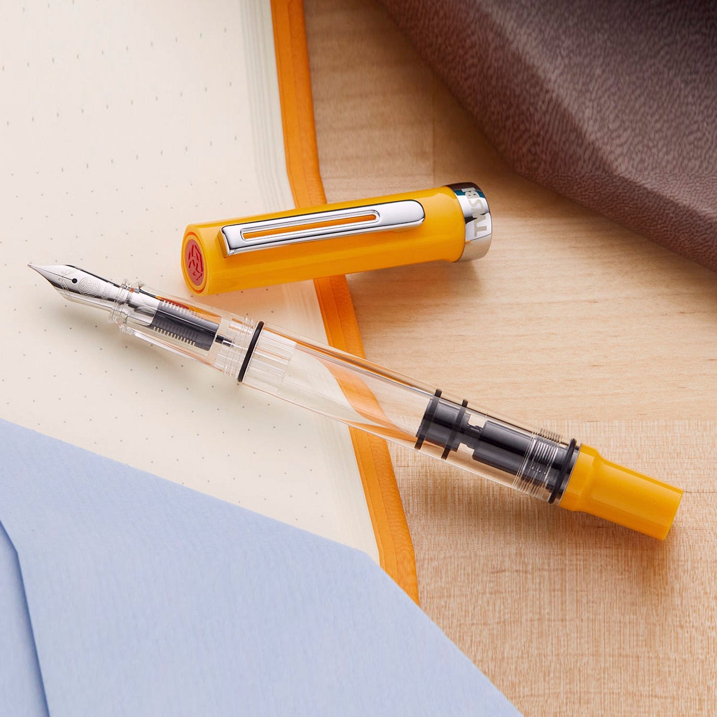 Twsbi Eco T Saffron CT Fountain Pen
