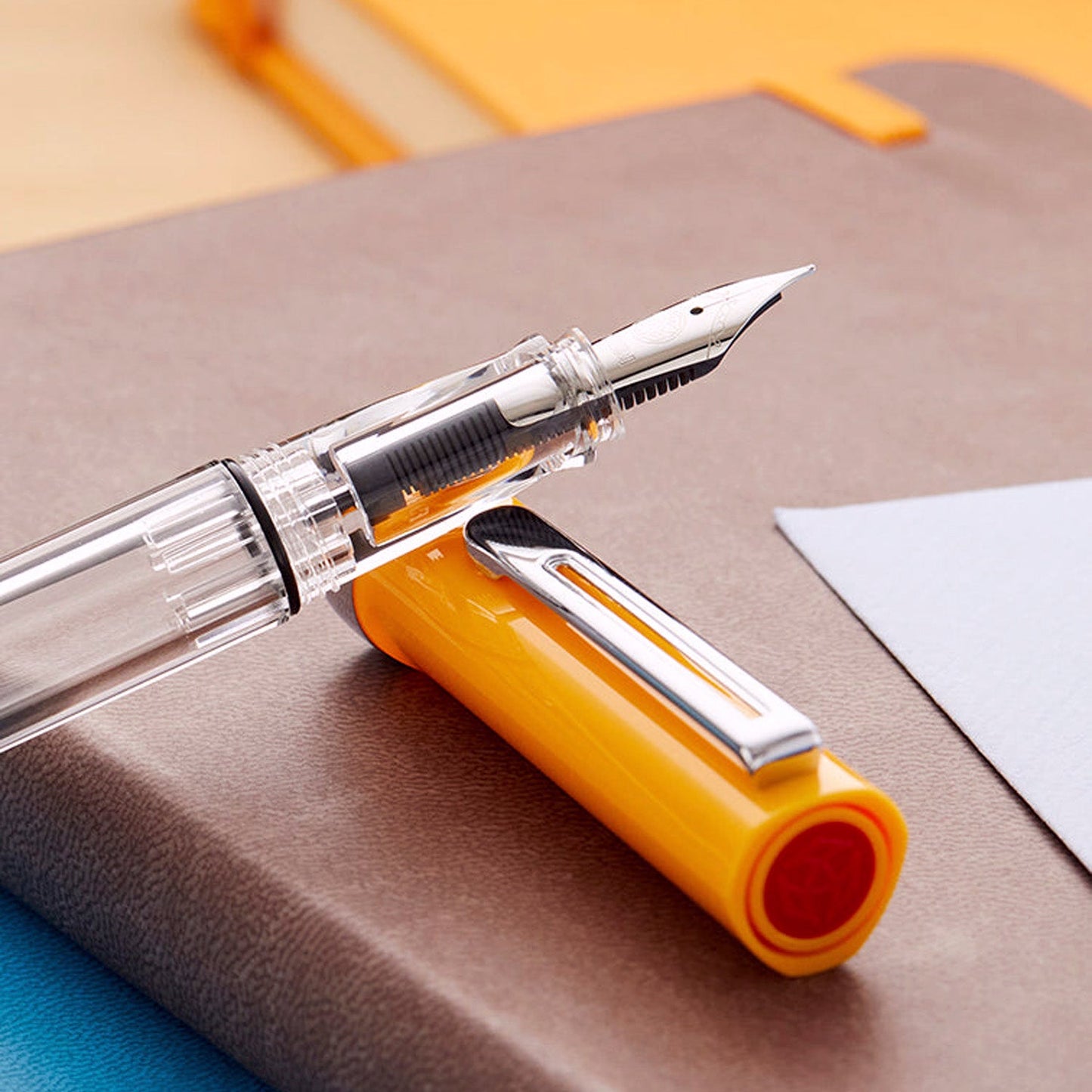 Twsbi Eco T Saffron CT Fountain Pen