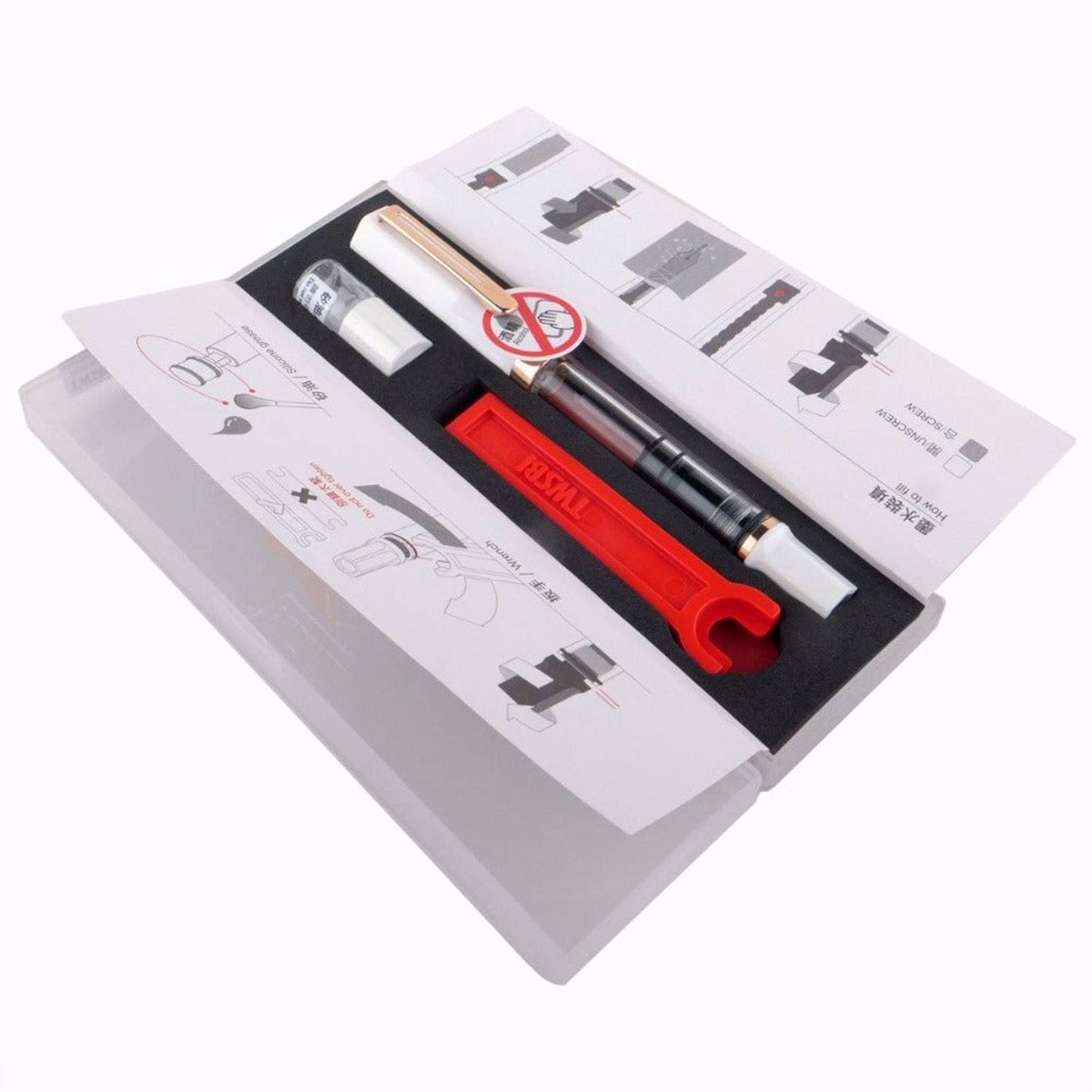Twsbi Eco T White RGT Fountain Pen