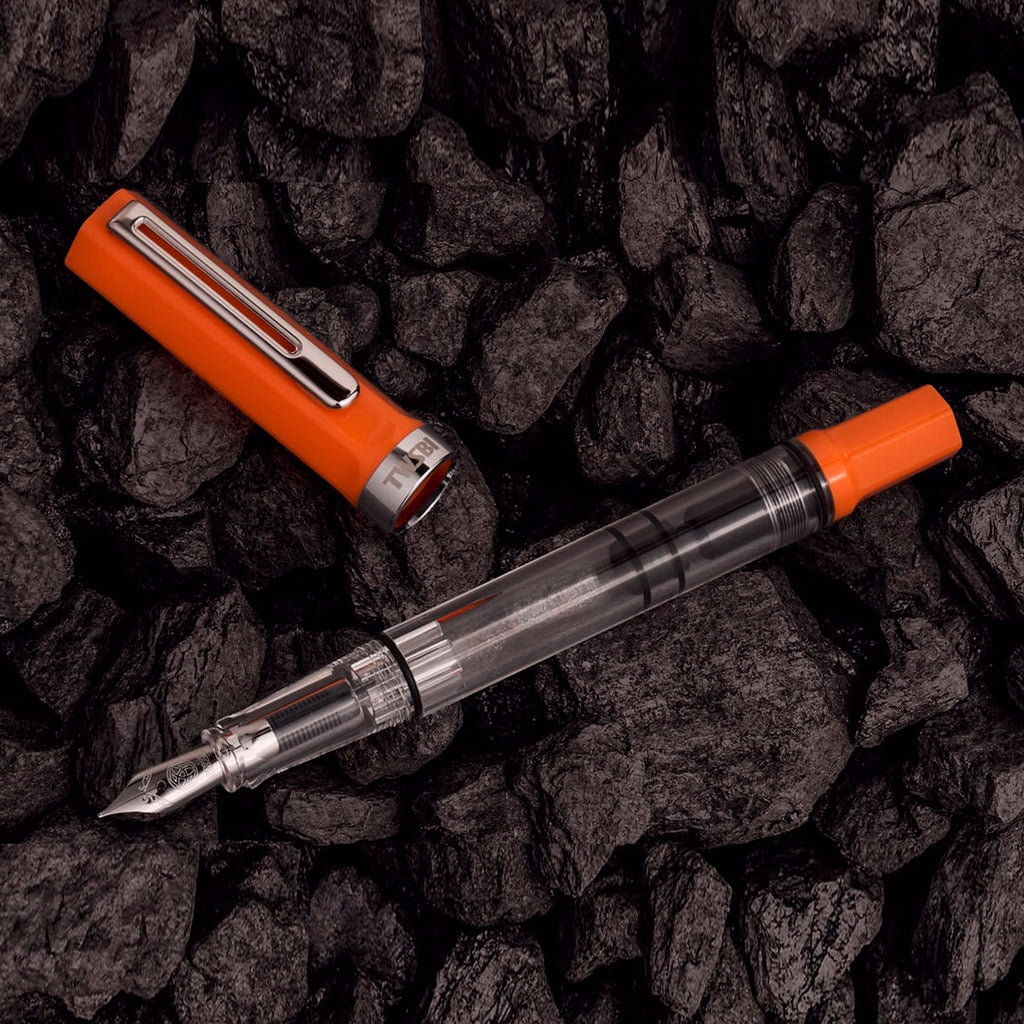 Ink Twsbi Sunset Orange TWSBI Eco Fountain Pen In Heat Stub Nib NEW In