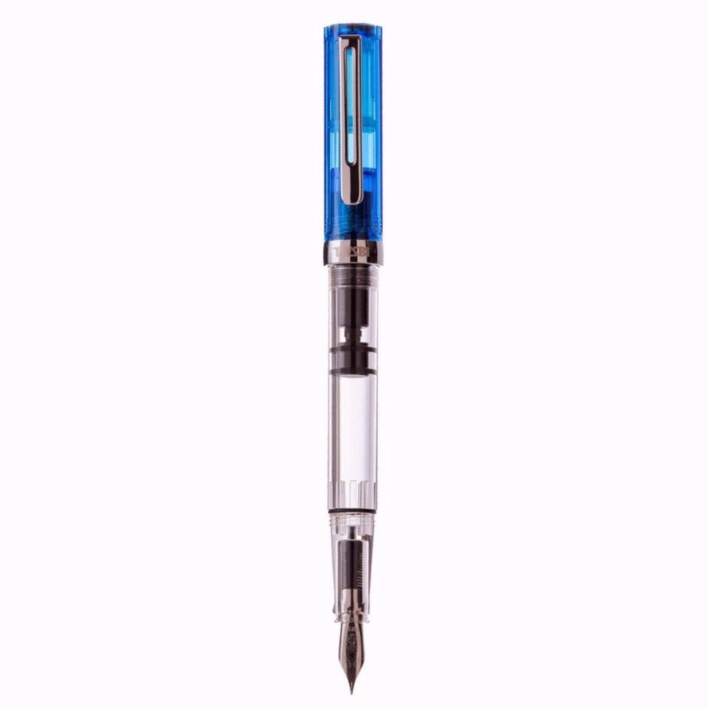 Twsbi Eco Transparent Blue CT Fountain Pen