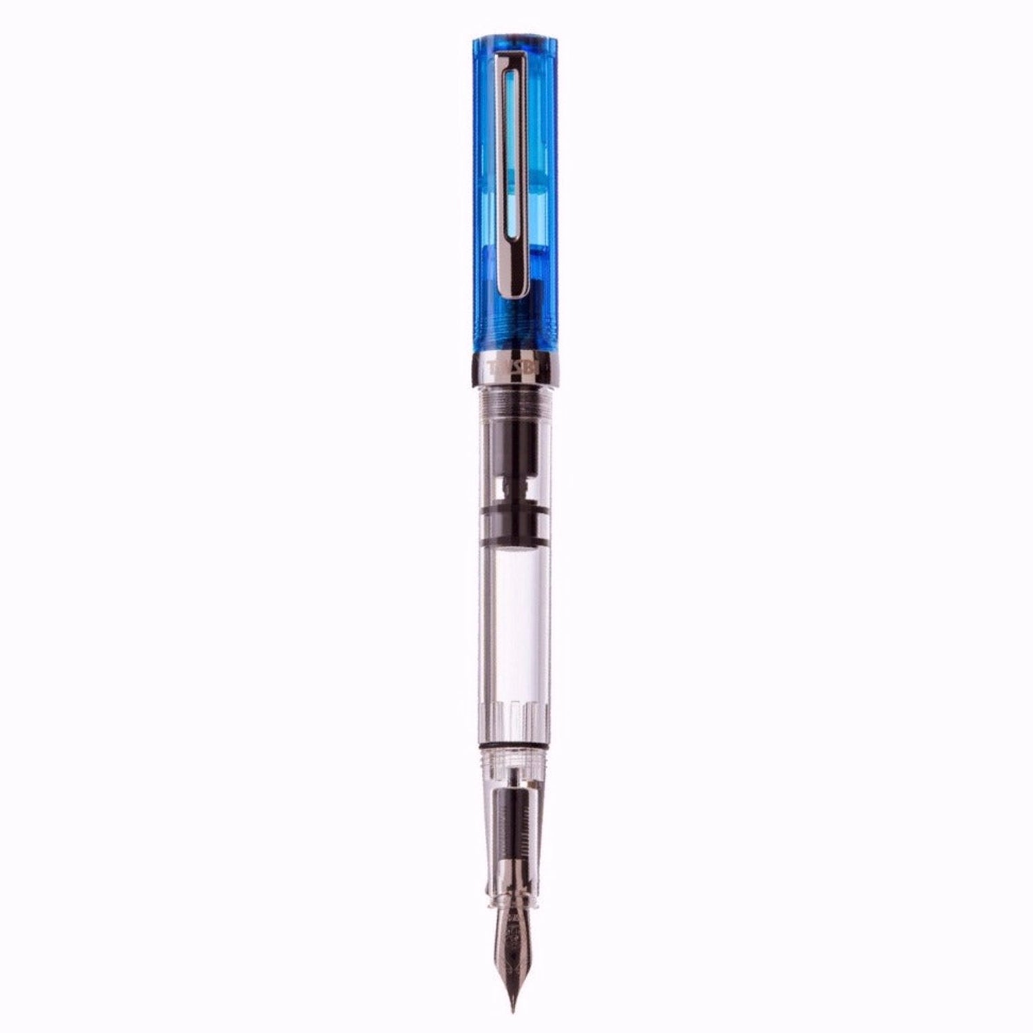 Twsbi Eco Transparent Blue CT Fountain Pen