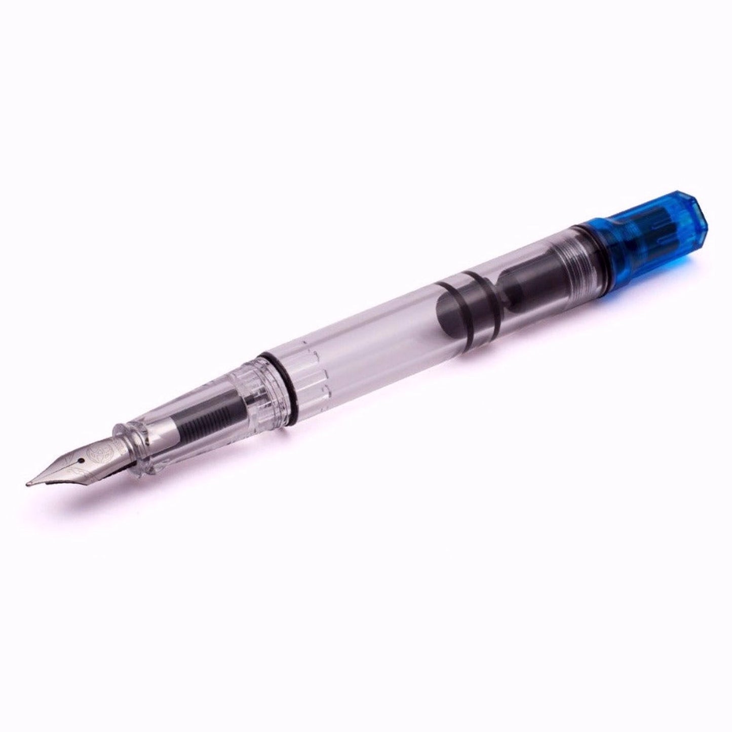 Twsbi Eco Transparent Blue CT Fountain Pen