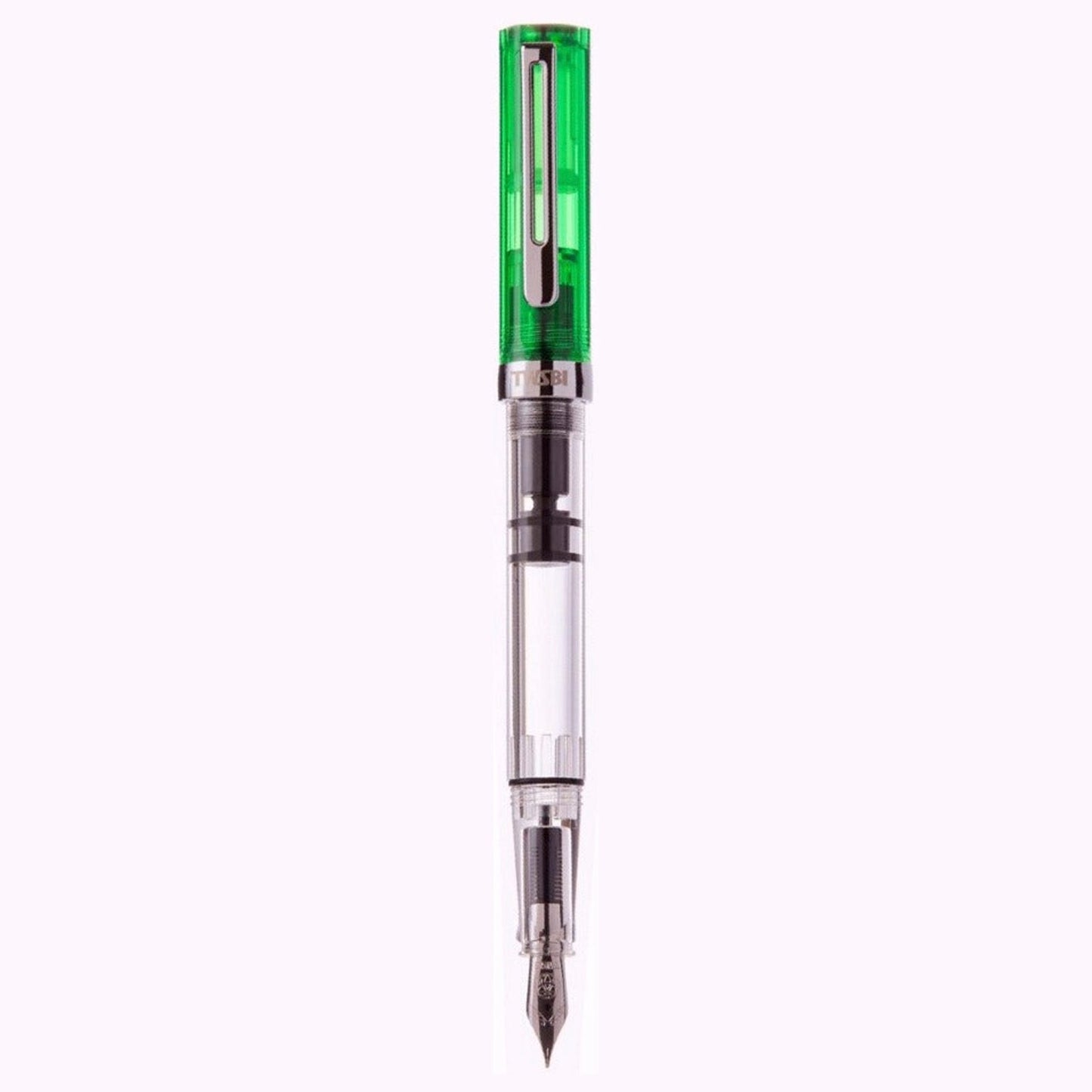 Twsbi Eco Transparent Green CT Fountain Pen