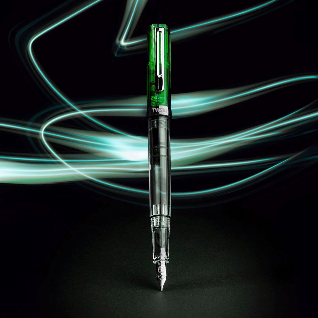 Twsbi Eco Transparent Green CT Fountain Pen