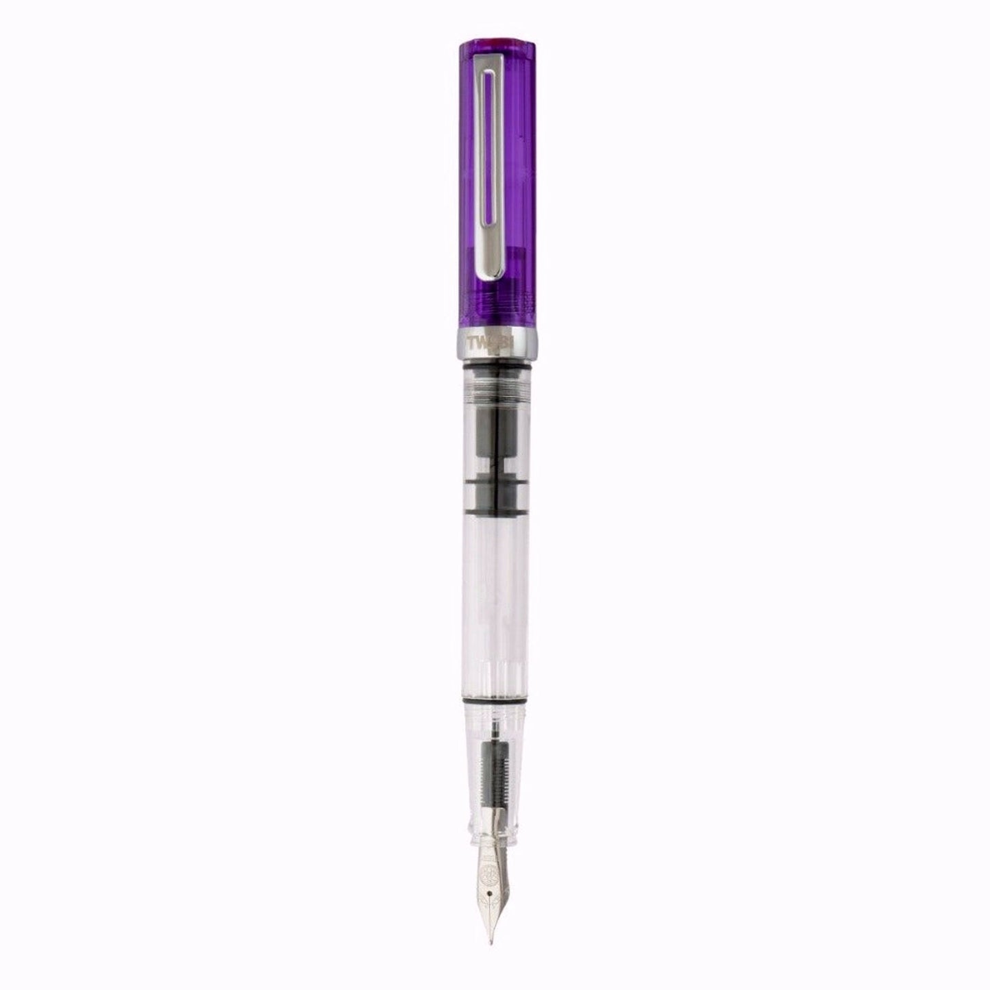 Twsbi Eco Transparent Purple CT Fountain Pen