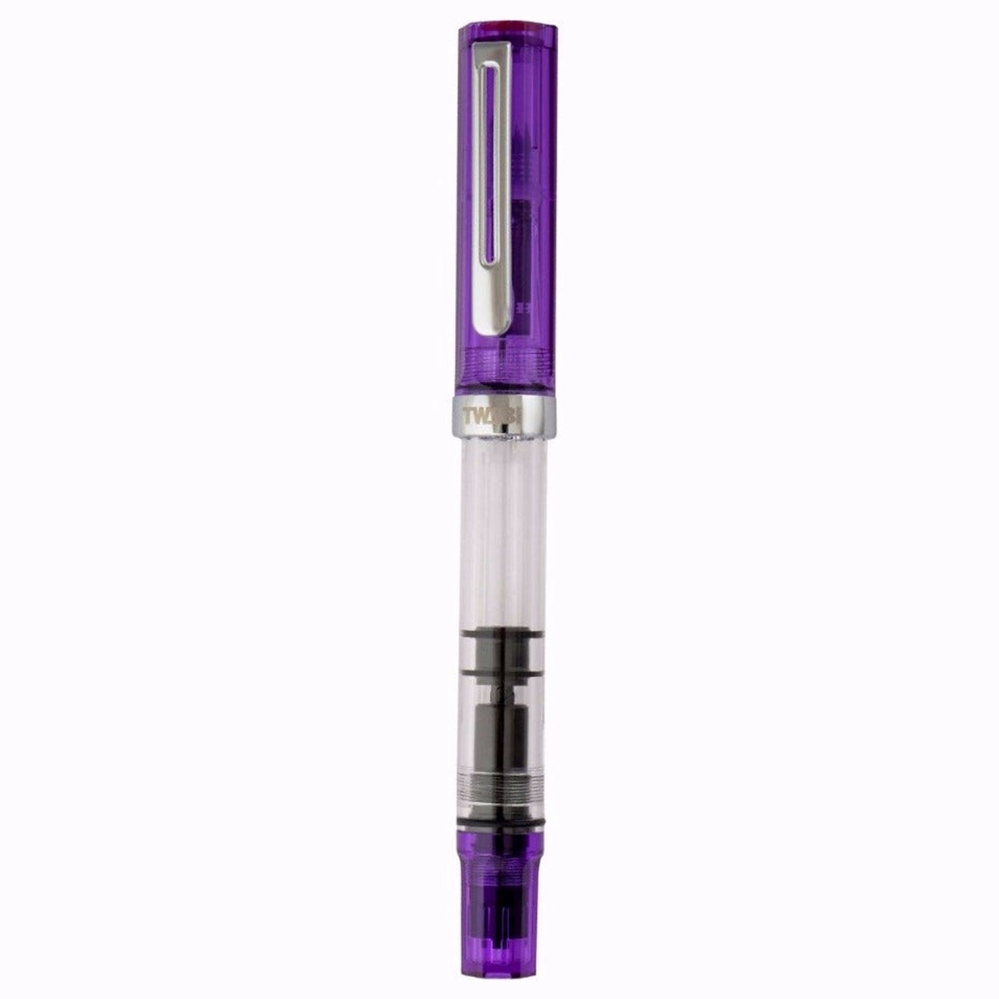 Twsbi Eco Transparent Purple CT Fountain Pen