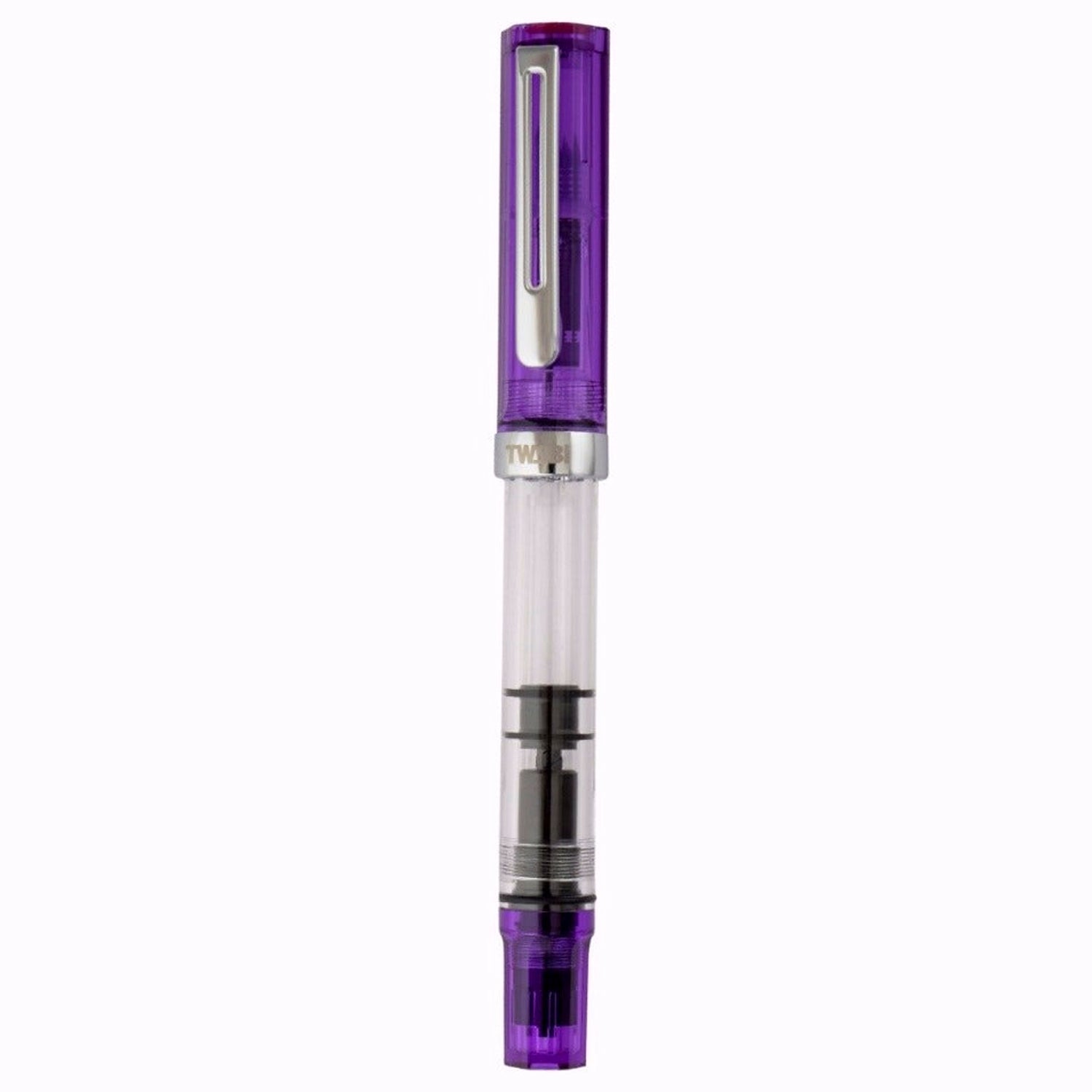Twsbi Eco Transparent Purple CT Fountain Pen