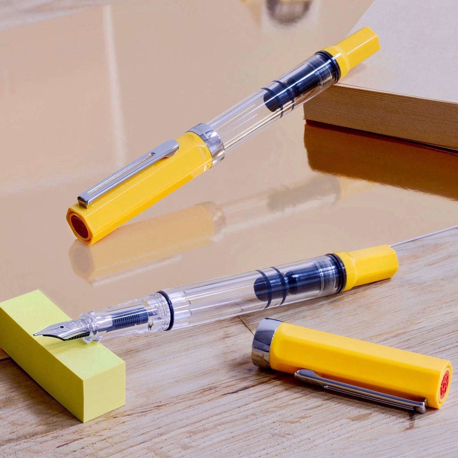 Twsbi Eco Yellow CT Fountain Pen
