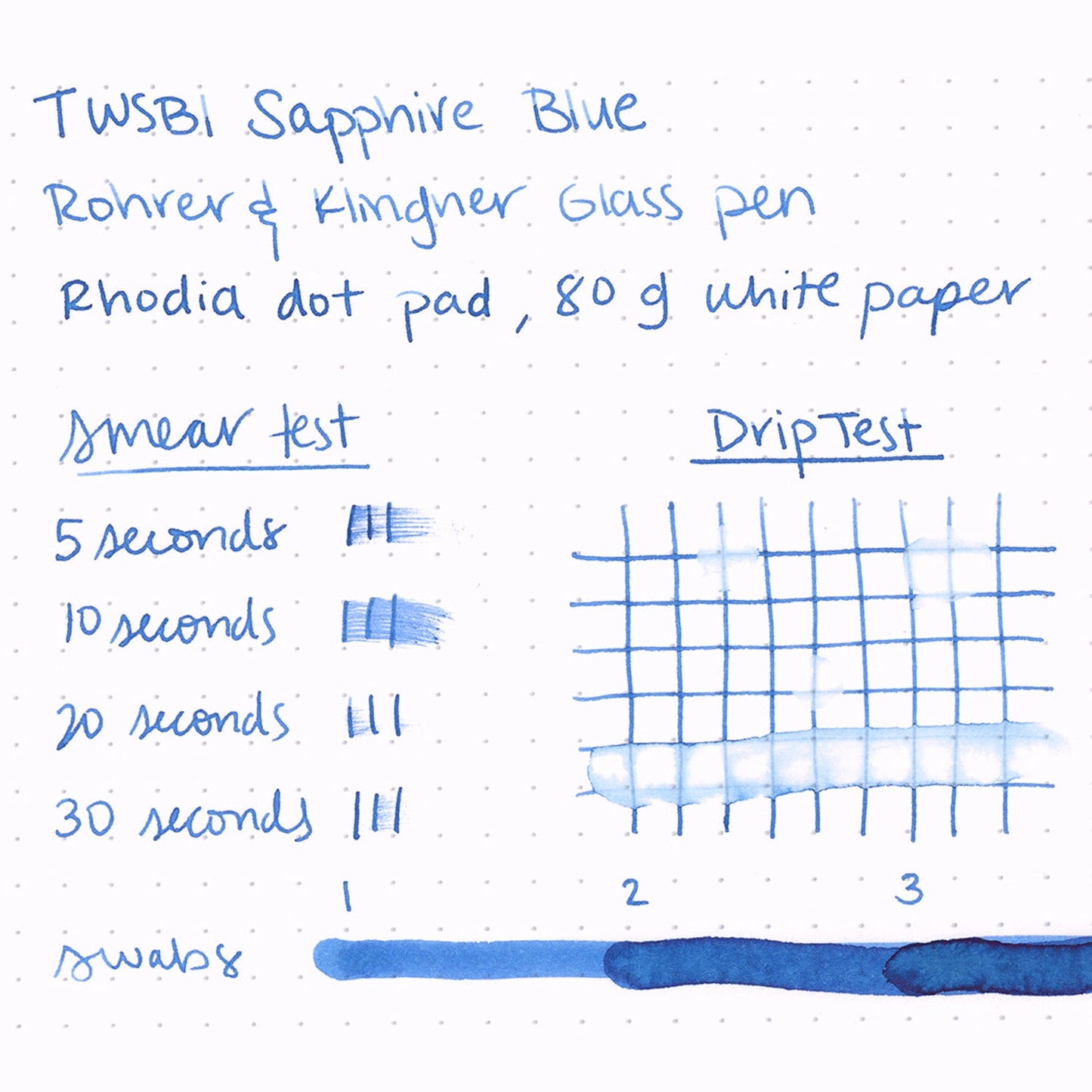 Twsbi Ink Cartridge (Blue - Pack of 10) M2531230