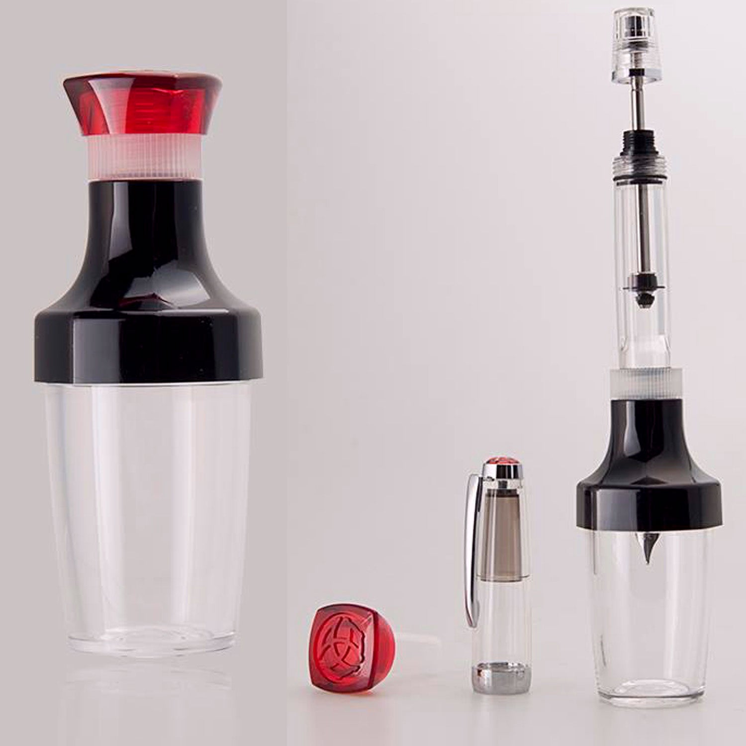 Twsbi Vac 20A Empty Ink Bottle (Red - 20 ML) M7444540
