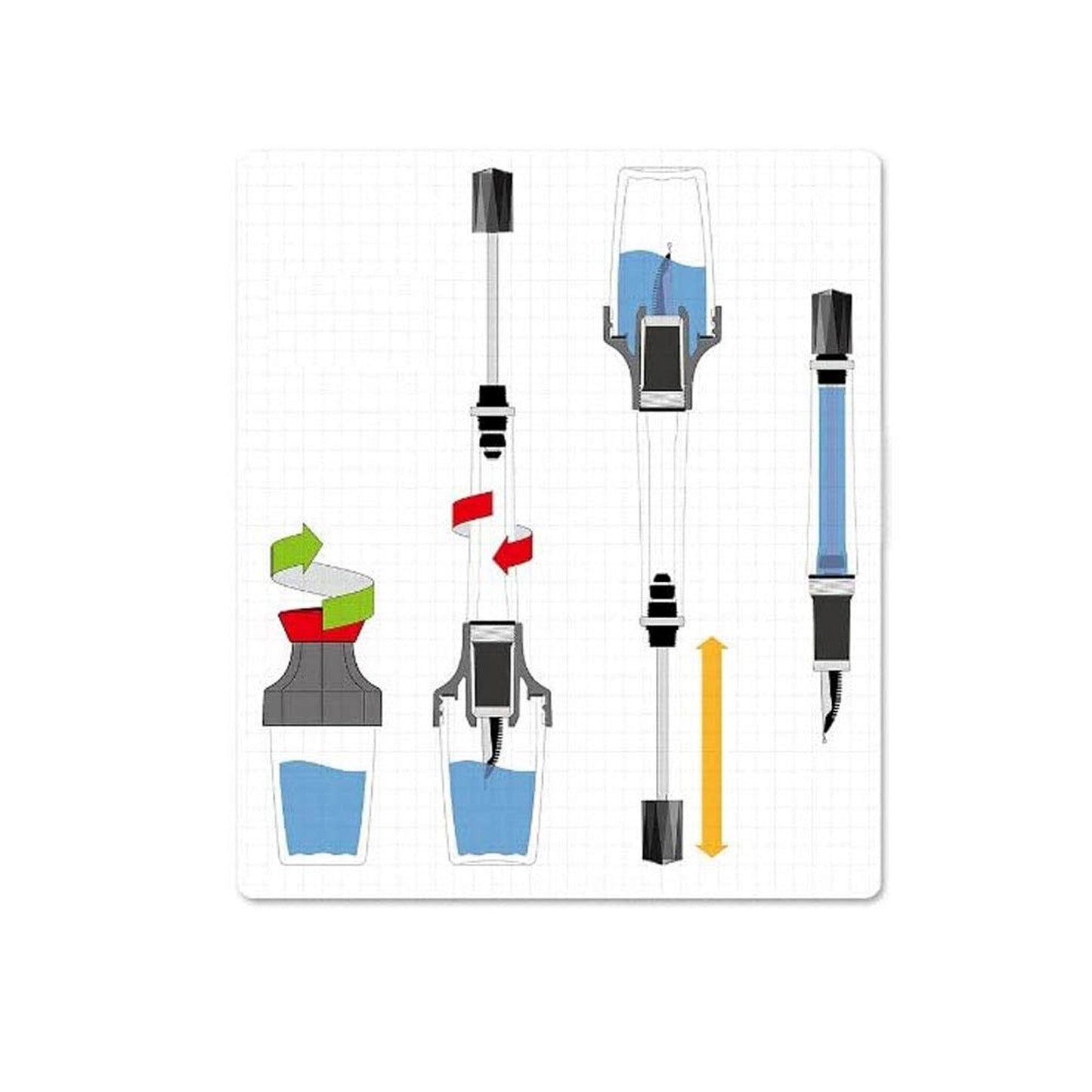 Twsbi Vac 20A Empty Ink Bottle (Red - 20 ML) M7444540
