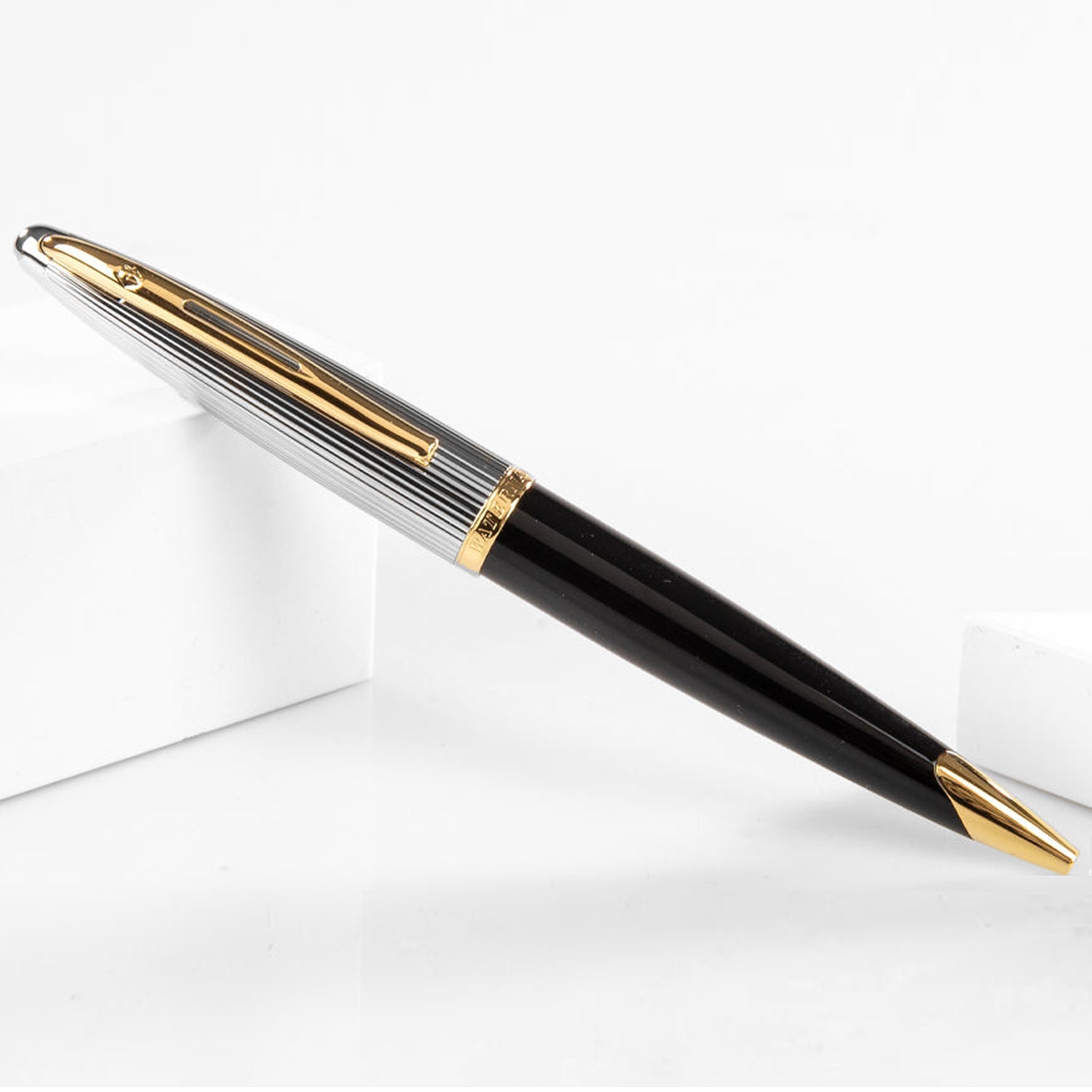 Waterman Carene Deluxe Black GT Ballpoint Pen 9000013886