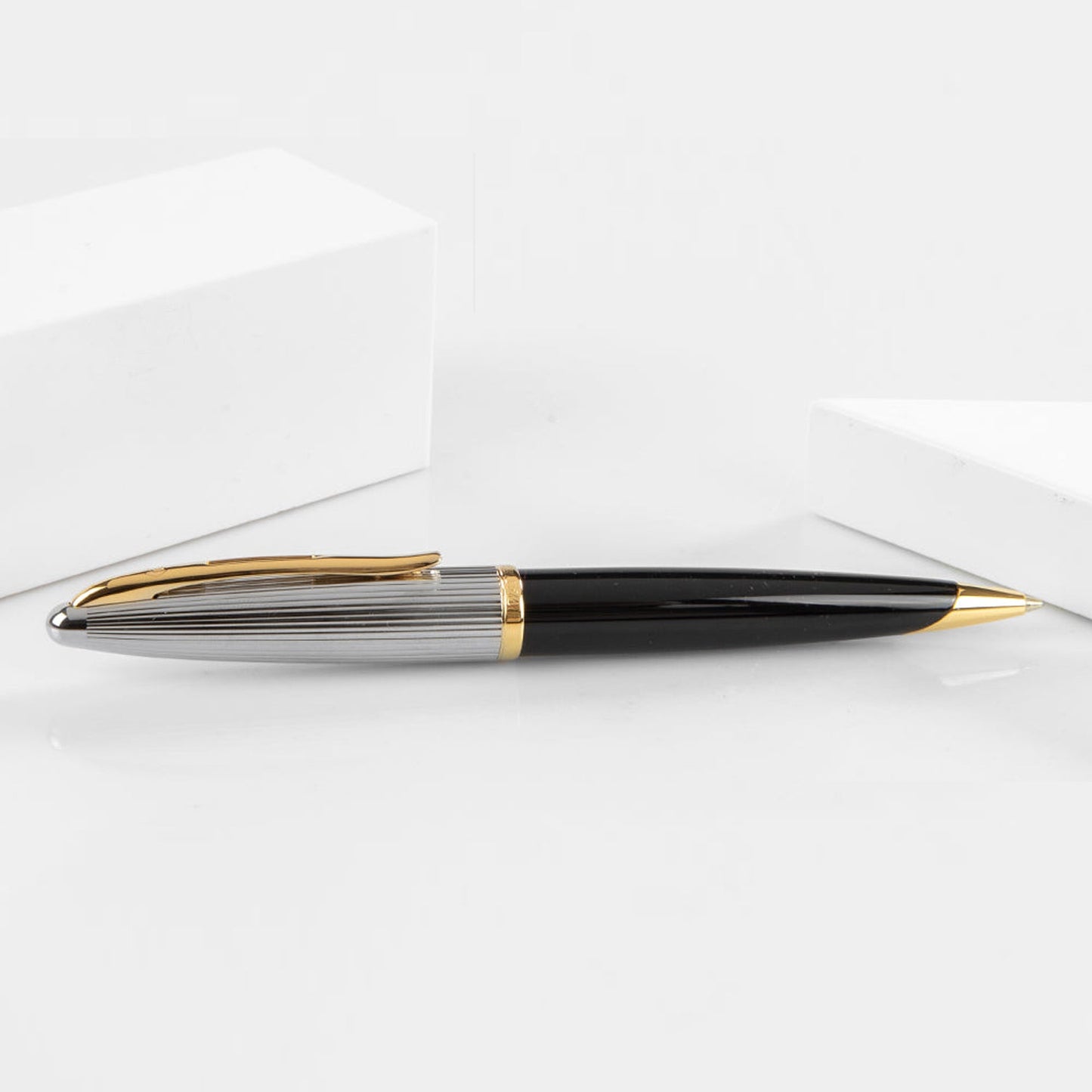 Waterman Carene Deluxe Black GT Ballpoint Pen 9000013886