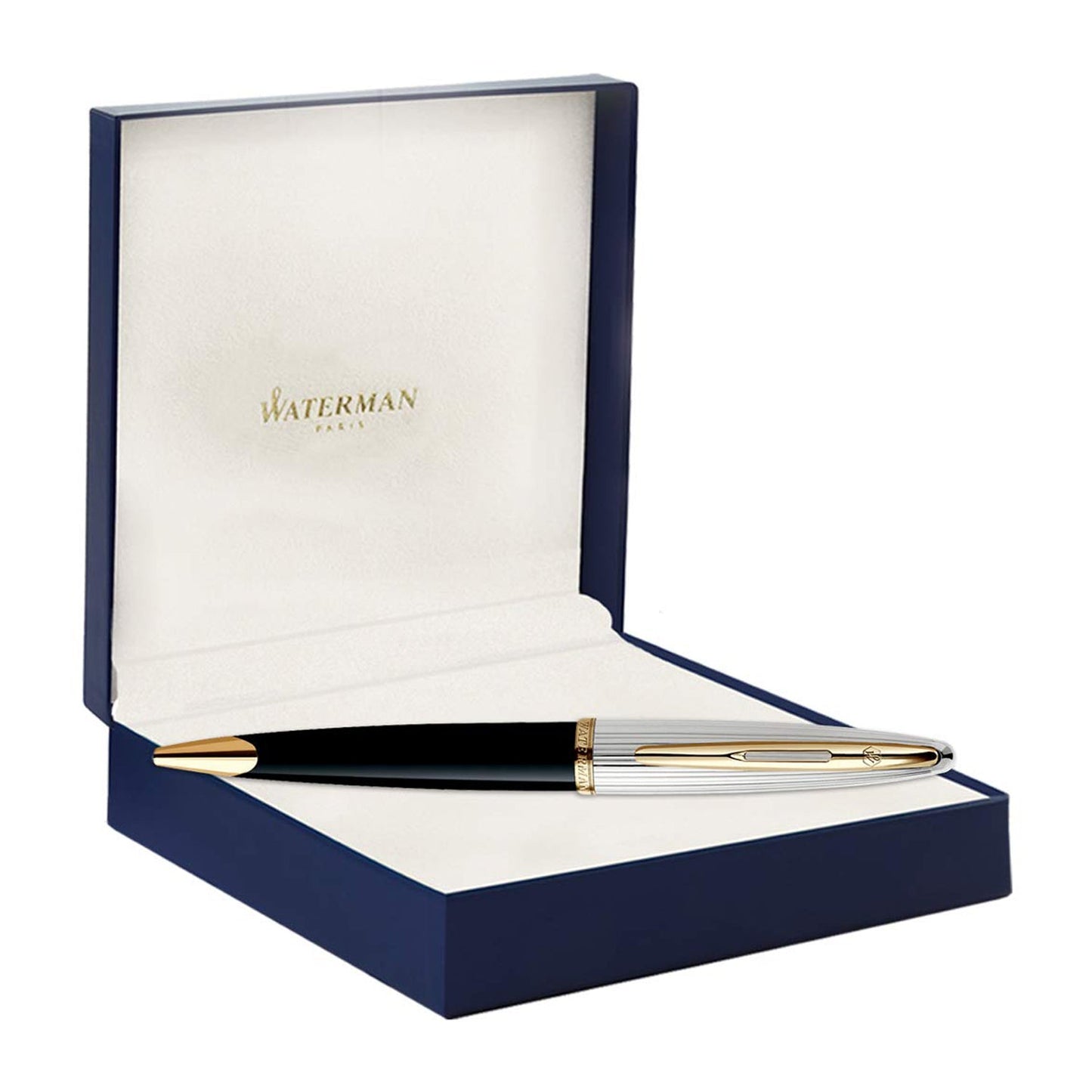 Waterman Carene Deluxe Black GT Ballpoint Pen 9000013886