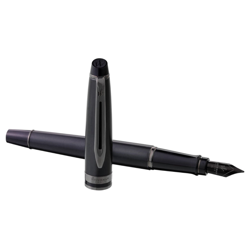 Waterman Expert Metallic Black RT Fountain Pen
