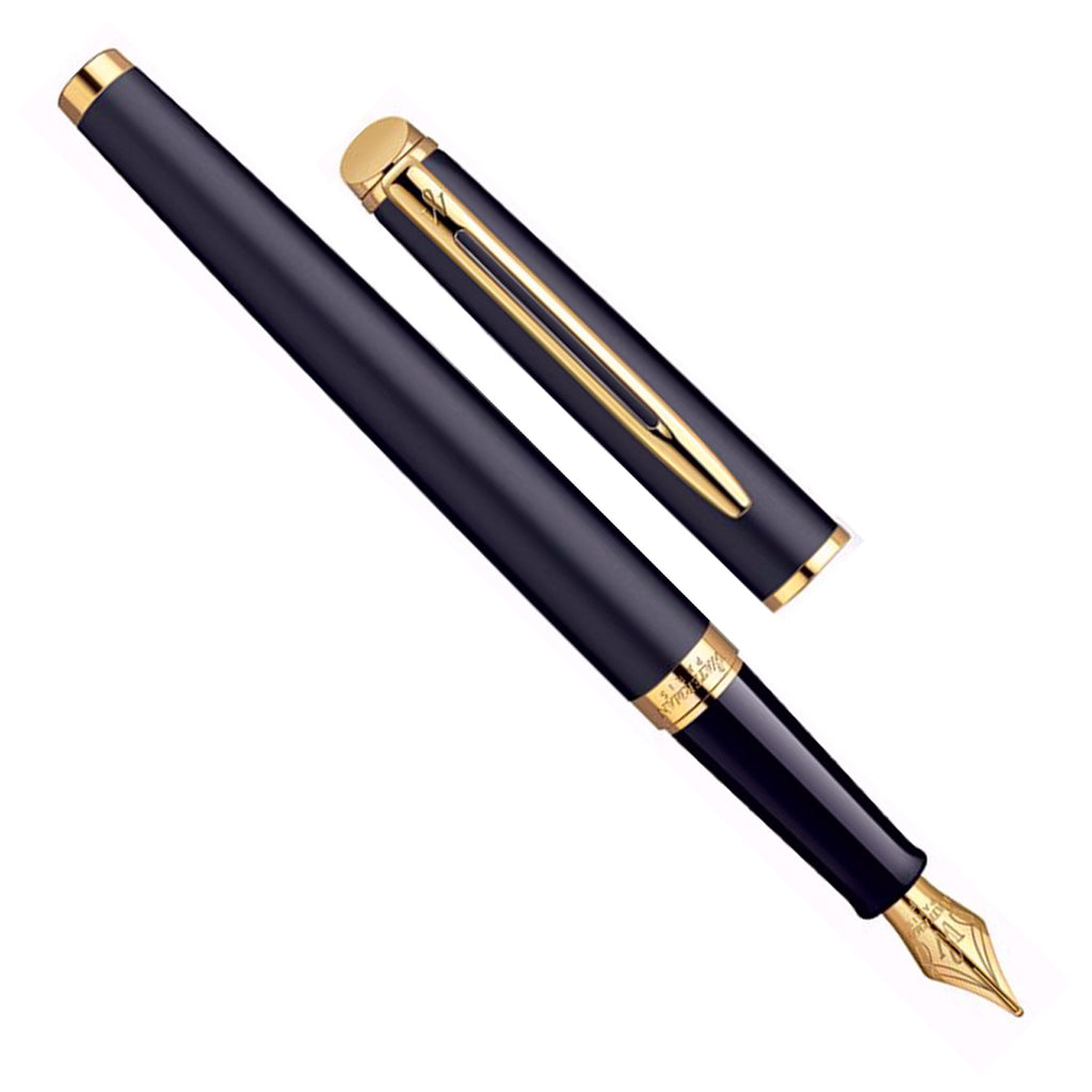 Waterman Hemisphere Matte Black GT Fountain Pen - Main Image