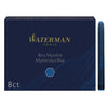Waterman Ink Cartridge (Mysterious Blue - Pack of 8) 9000005385