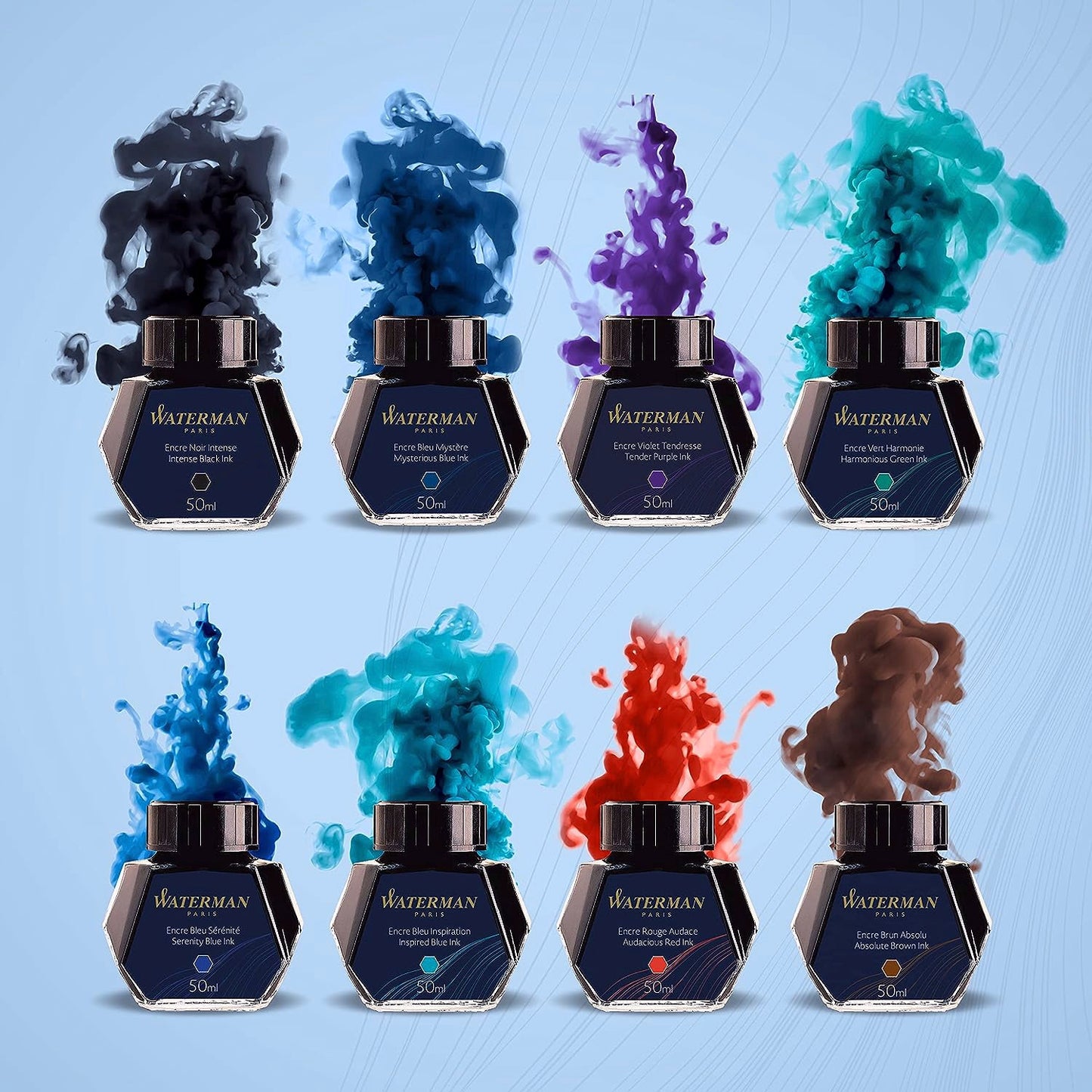 Waterman Ink Bottle (Inspired Blue - 50 ML)