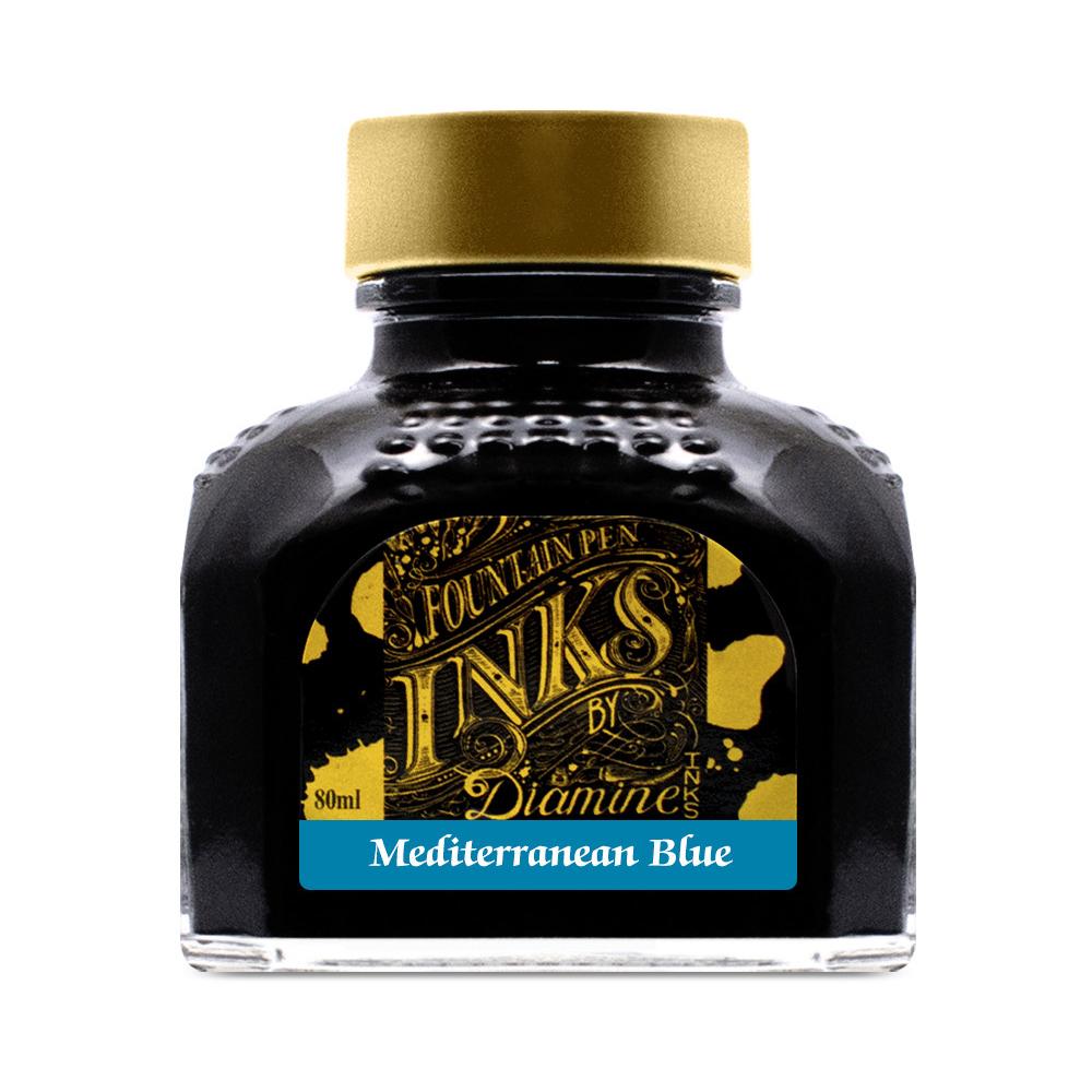 Diamine Ink Bottle (Mediterranean Blue - 80ML) 827958