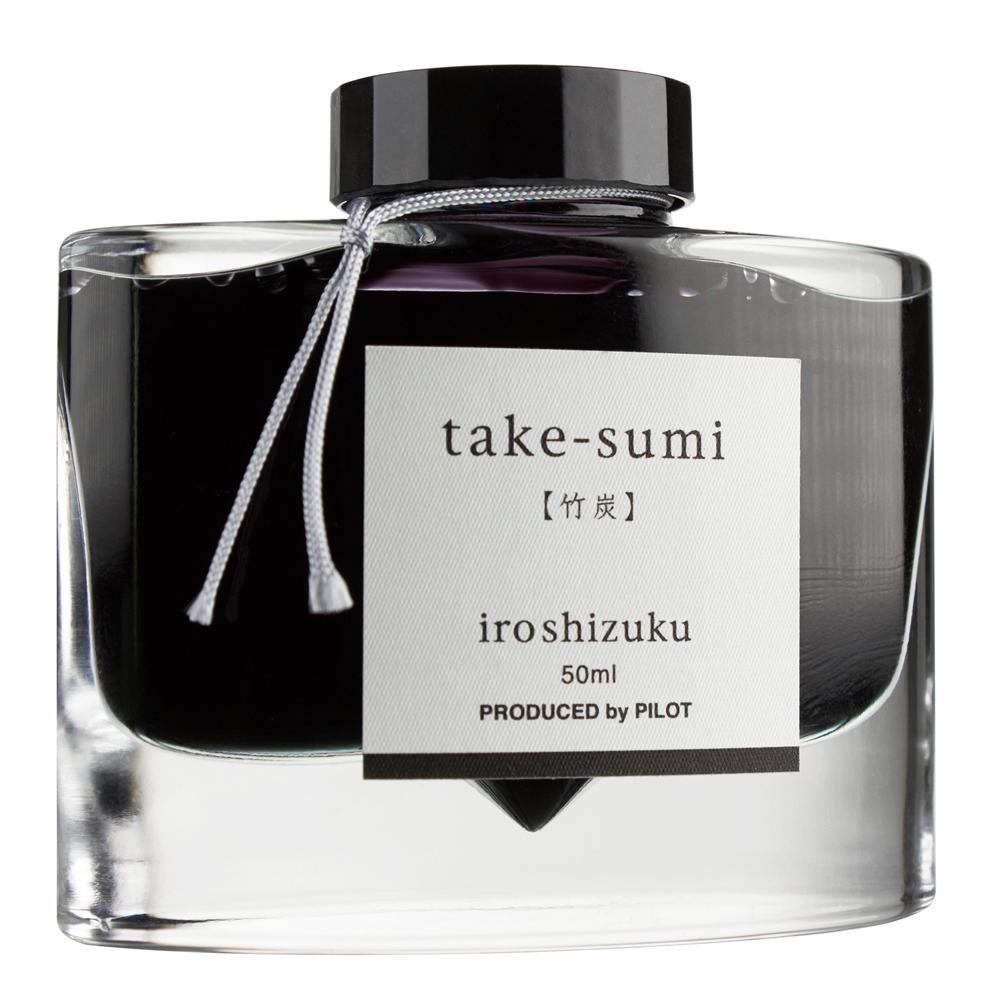Pilot Iroshizuku Ink Bottle (take-sumi - 50ML) 50-TAK