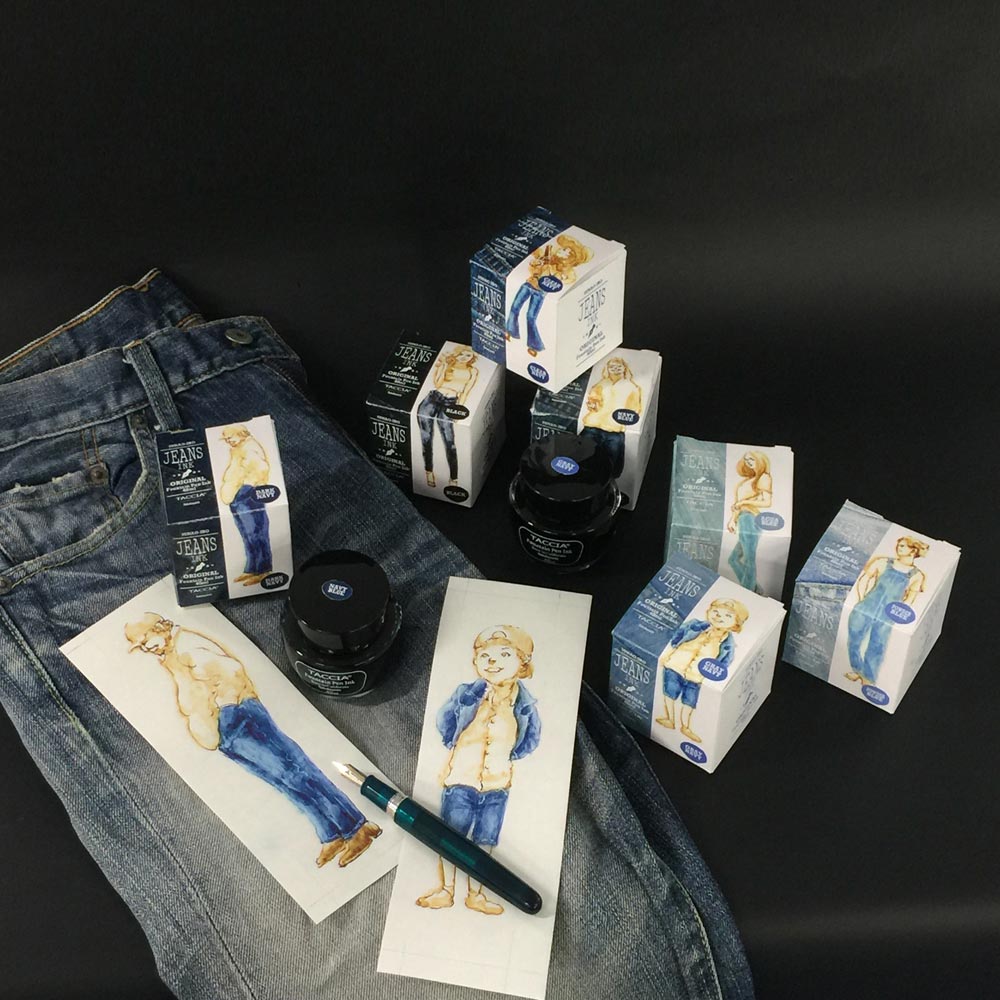 Taccia Jeans Ink Bottle (Gray Navy - 40ML) TFPI-WD401-5