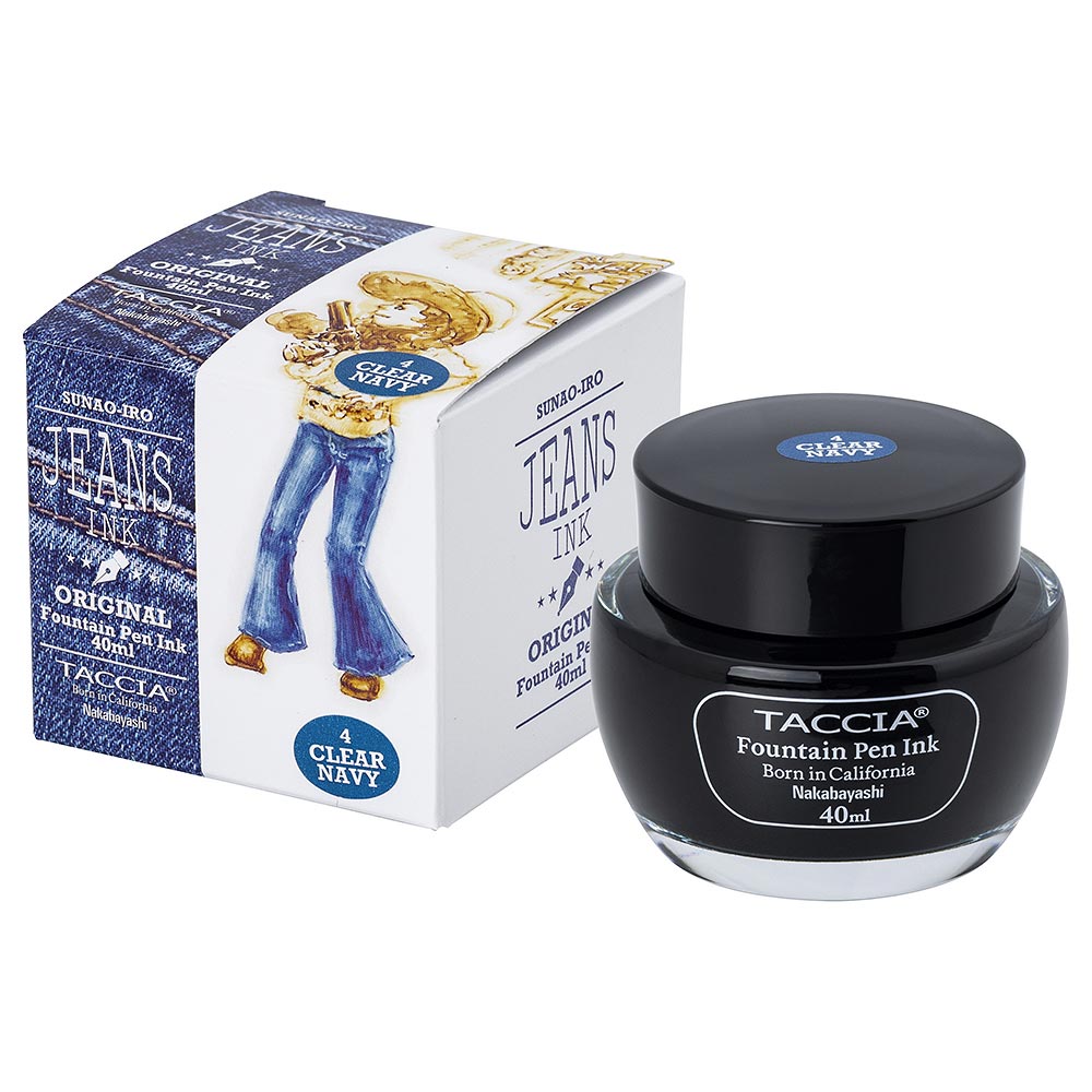 Taccia Jeans Ink Bottle (Clear Navy - 40ML) TFPI-WD401-4