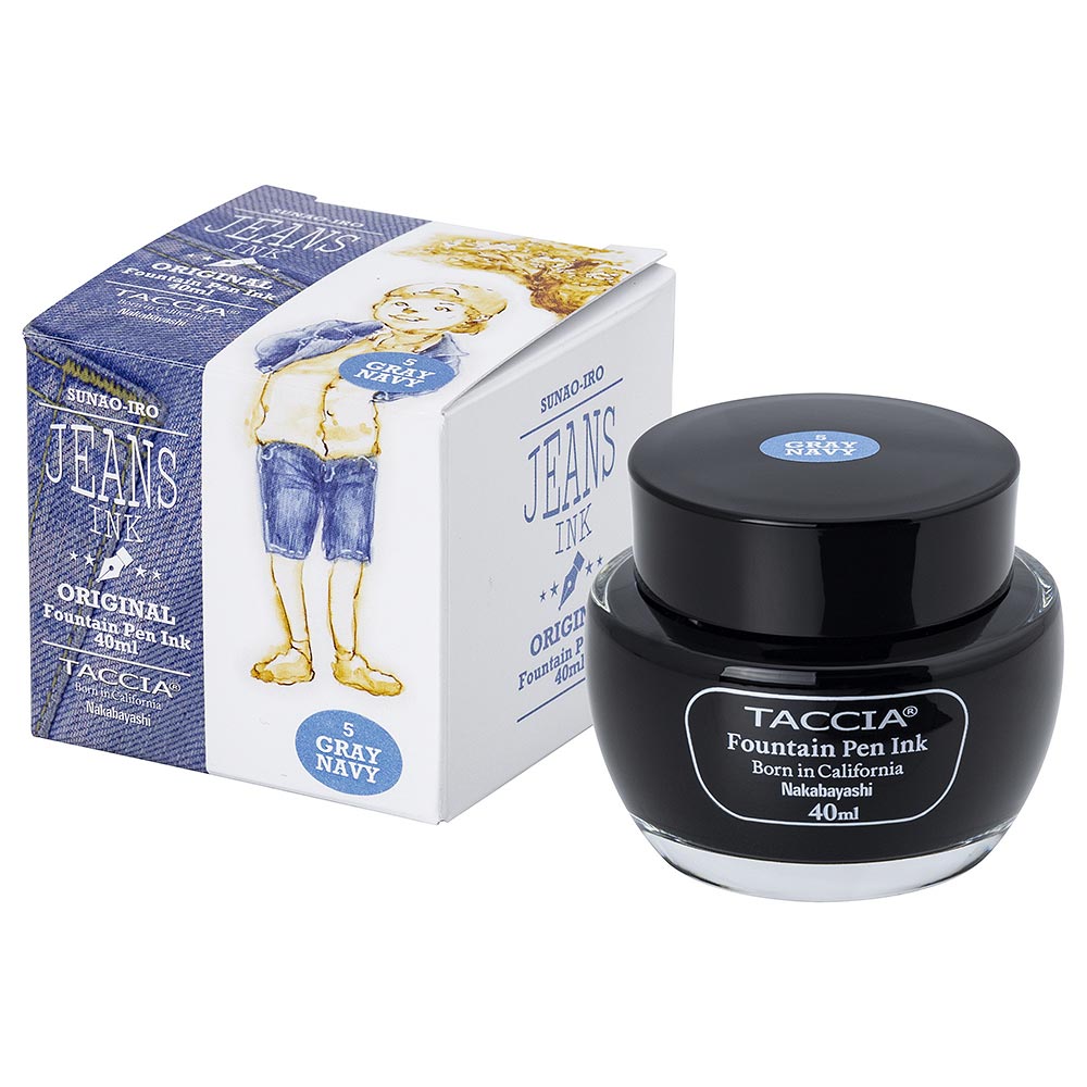Taccia Jeans Ink Bottle (Gray Navy - 40ML) TFPI-WD401-5