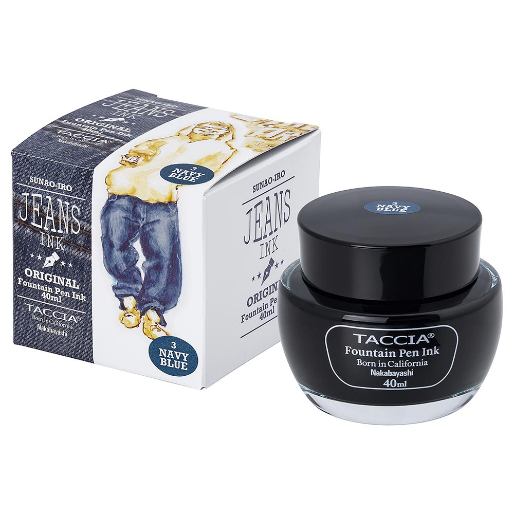 Taccia Jeans Ink Bottle (Navy Blue - 40ML) TFPI-WD401-3