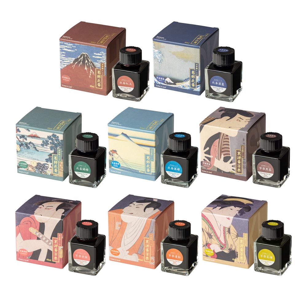 Taccia Ukiyo-e Ink Bottle (Aka Sakura - 40ML) TFPI-WD42-6