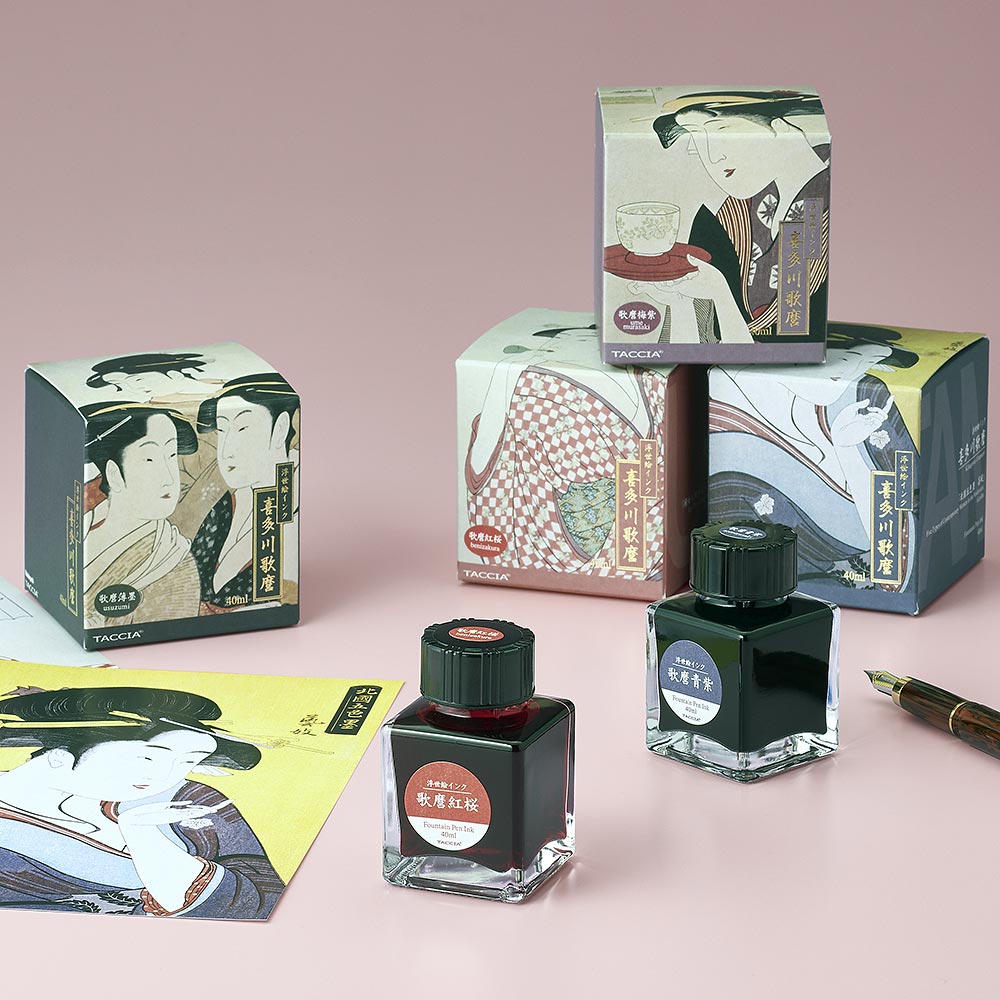 Taccia Ukiyo-e Ink Bottle (Beni Zakura - 40 ML) TFPI-WD42-13
