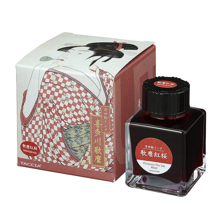 Taccia Ukiyo-e Ink Bottle (Beni Zakura - 40 ML) TFPI-WD42-13