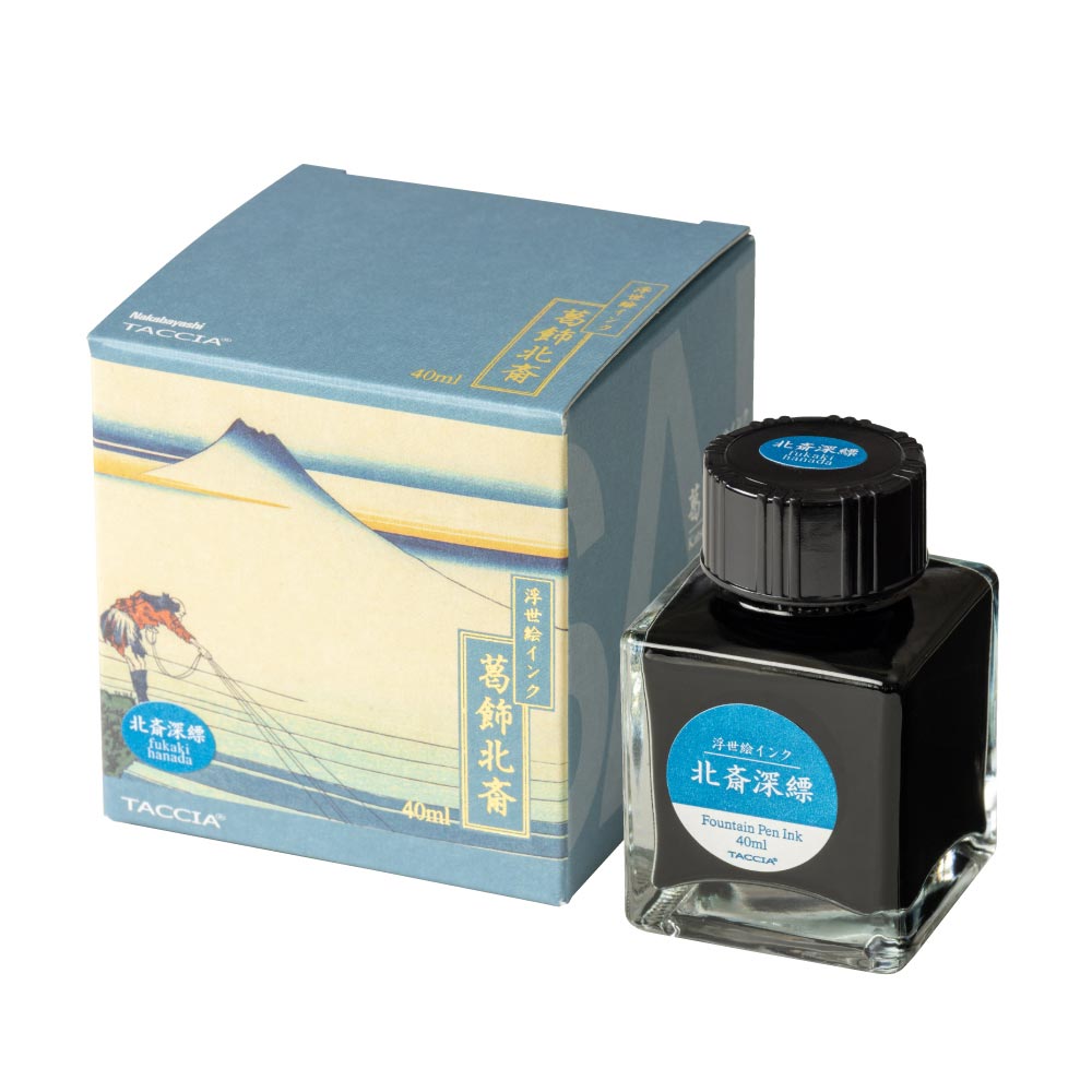 Taccia Ukiyo-e Ink Bottle (Fukaki Hanada - 40 ML) TFPI-WD42-4
